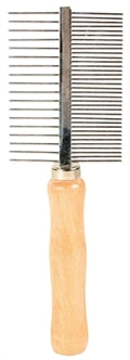 Trixie KAM 2-ZIJDIG Middel/grof 17CM 3ST