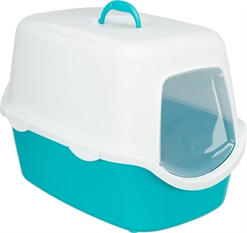Trixie Kattenbak Vico Turq/wit 56X40X40CM
