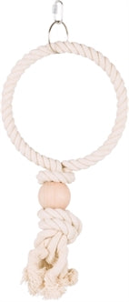 Trixie Touwring MET Houten Blok 19CM 3ST