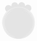 Trixie Deksel Blik Transp 7,6CM 4X2ST