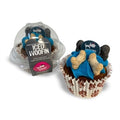 Carob Woofin Blue Frosting