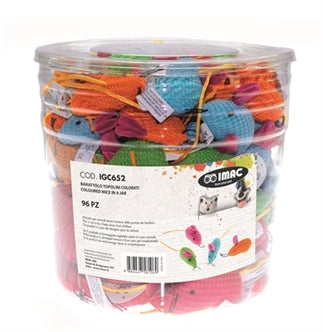 Gekleurde Muis 5,5CM 96ST