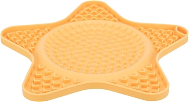 Trixie Lick'n'snack MAT Ster Geel 23,5CM