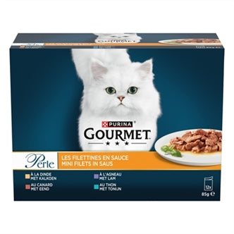 Gourmet Perle Filets Eend 12X85GR