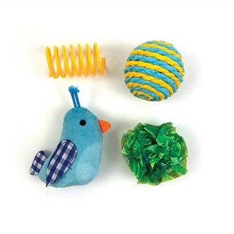 # Tabby Patch Blauwe Vogel Pack 4ST