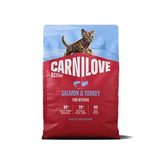 Carnilove Carnil Active Kitten Salm/turk 2 kg – Droogvoer