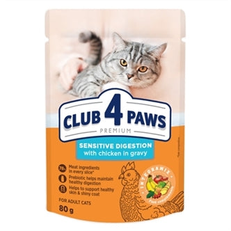 CLUB4 Sens Digest Kip Saus 24X80GR