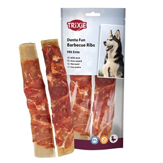 Trixie Denta Duck BBQ Ribs 17CM 6X110GR