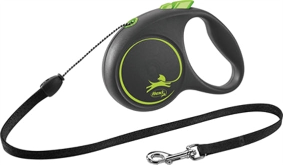 Flexi Black Design Cord Groen S 5M