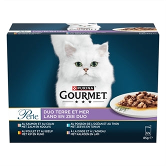 Gourm Perle Duo Vlees/vis 12X85GR