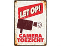 Plenty Gifts Waakbord Cameratoezicht 21X15CM – Stickers/Waakborden