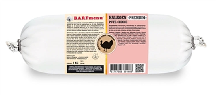 Barfmenu Kalkoen 1000GR