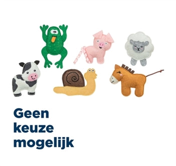 Trixie Boerderijdieren Vilt 8-11CM 48ST