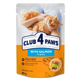 CLUB4 Ad Zalm in Saus 24X85GR