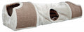 Trixie Trixie Krabtunnel Lichtgrijs/bruin/taupe 110x30x38 Cm