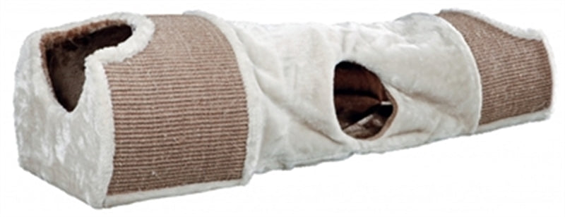 Trixie Trixie Krabtunnel Lichtgrijs/bruin/taupe 110x30x38 Cm