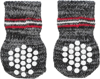 Trixie Trixie Antislipsok Grijs Maat Xs-s — 3x2 Stuks