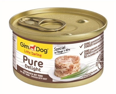 Gimdog Pure Delight Kip/rund 12X85G