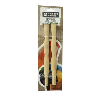 Back Zoo Nature Wood Perch 25CM 2ST
