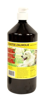 Zalmolie Naturel+pompje 1LTR