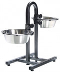 Trixie Trixie Hoogte-verstelbare Bakkenstandaard 2x2,8L
