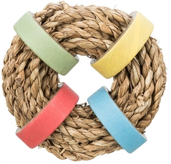 Trixie Ring Zeegras/papier Naturel 8CM