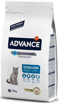Advance Cat Sterilized Turkey 1,5KG
