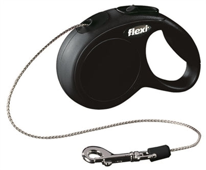 Flexi Classic Cord Zwart Xs 3MTR