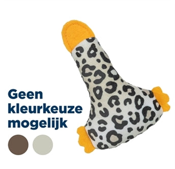 Trixie Pluche Eend Panterprint ASS 12CM