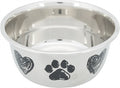 Trixie Voerbak RVS Print Schet 15CM 4ST