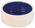 Trixie Voerb Keram Cr/bl 12CM 350ML 4ST