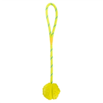 Trixie BAL AAN Touw Drijvend Limegr 7CM