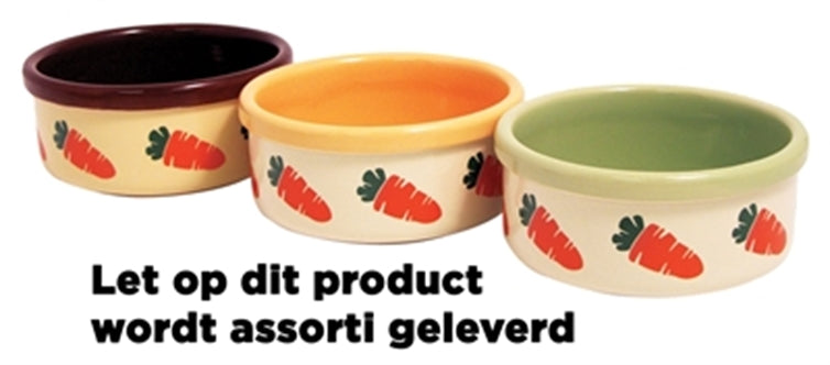 Voerbak Carrot Design Ass 12,5CM