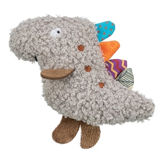 Trixie Dino Pluche Grijs+catnip 12CM