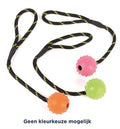 Rubber Bal Stud+touw 31,5X5,5X5,5CM