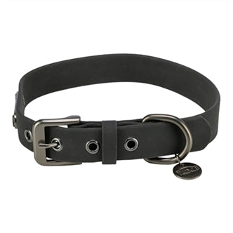 Trixie Halsband CityStyle PVC Zwart 25-32x2 cm