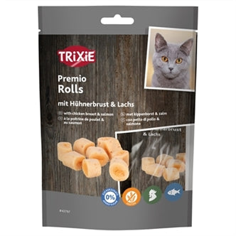 Trixie Premio Rolls Kippenborst/zalm 50GR