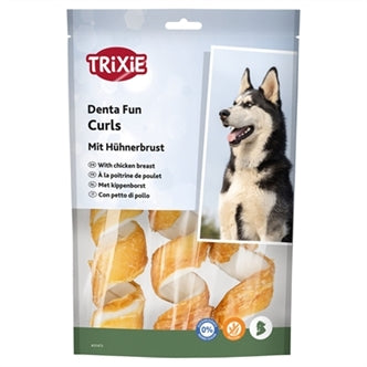 Trixie Denta Chicken Curls 15CM 6X110GR