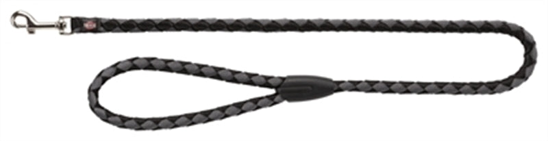 Trixie Riem Cavo Zwart/grijs 100X1,2CM