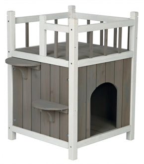 Trixie Trixie Cat's Home Balkon Grijs/wit 45x65x45 Cm