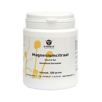 Magnesiumcitraat Hond/kat 100GR