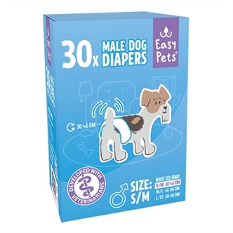 Easypets Hondenluiers Reu S/m 30ST