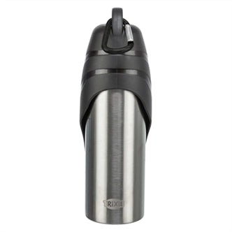 Trixie Trixie Drinkfles + Drinkbakje Rvs/plastic 750 Ml — 3 Stuks