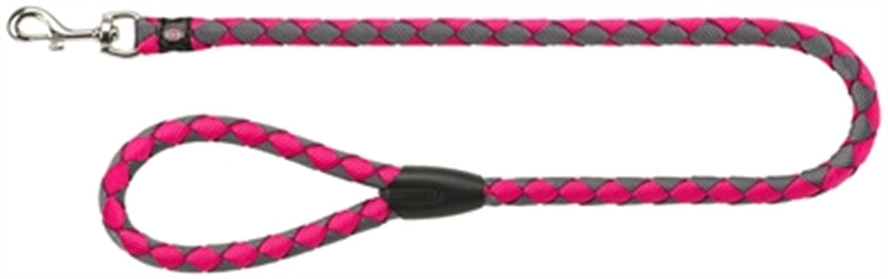 Trixie Riem Cavo Fuchsia/grijs 100X1,2CM