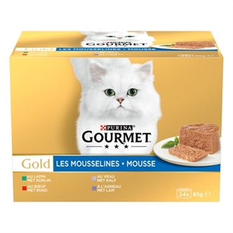Gourmet Gold Mousse Mixed 24X85GR