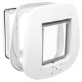 Trixie 4-WEG Huisdierluik Glas WIT 27X26