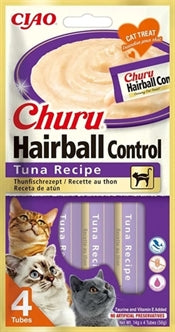 Inaba Churu Hairball Tuna 4X14GR