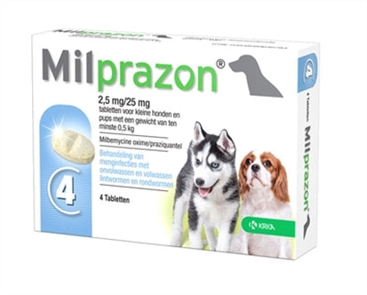 - Milprazon Hond >0,5KG 4TBL