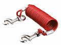Trixie Aanleglijn+spiraalkabel Rood 5MTR