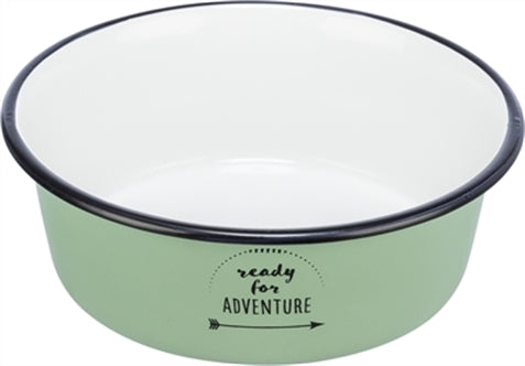 Trixie Voerb Email/rvs GRN 12CM 300ML 4S